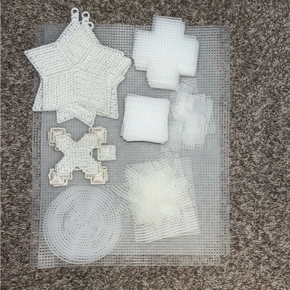 Plastic canvas different shapes and pieces